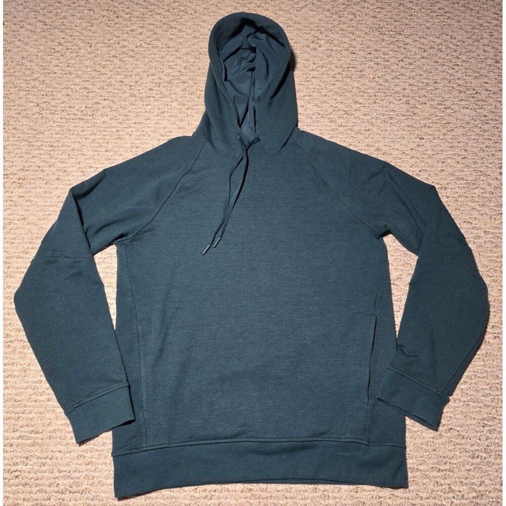Lululemon City Sweat Pullover Hoodie Men's Small Teal Green